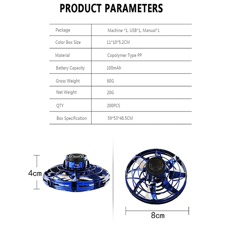 Flynova - Mini Drone Spinner Super Divertidos Para  Crianças e Adultos