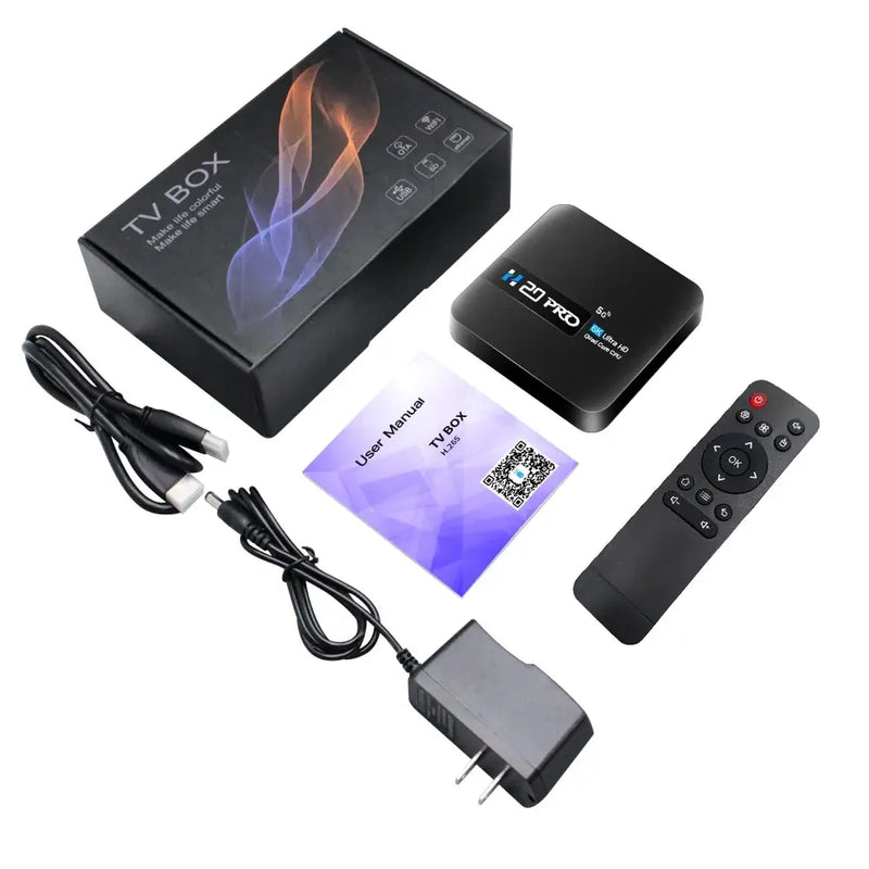 Hongtop h20pro - TV box inteligente wifi6 android 10 6k 4k  android 2.4g & 5g