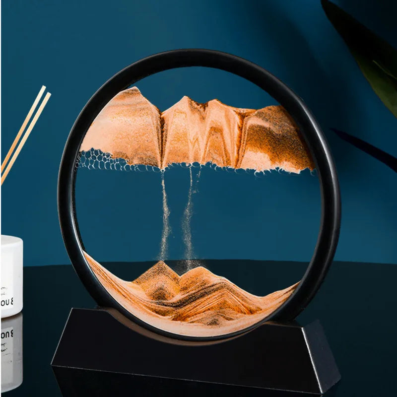 SandLux - Ampulheta Moderna de Mesa, 
Decorativo para casa e escritório 3D