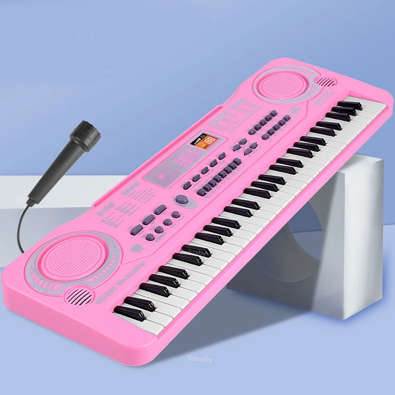 Teclado Eletrônico Infantil, Instrumento Musical, Presente Para Crianças Iniciantes