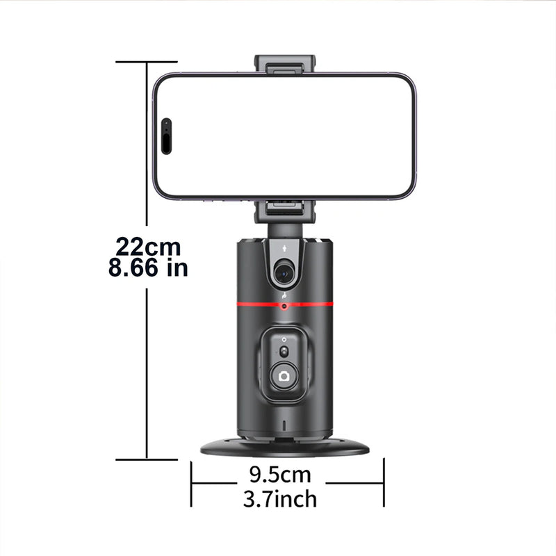 Face Tracking  - Suporte de telefone com rotação automática de 360 graus,